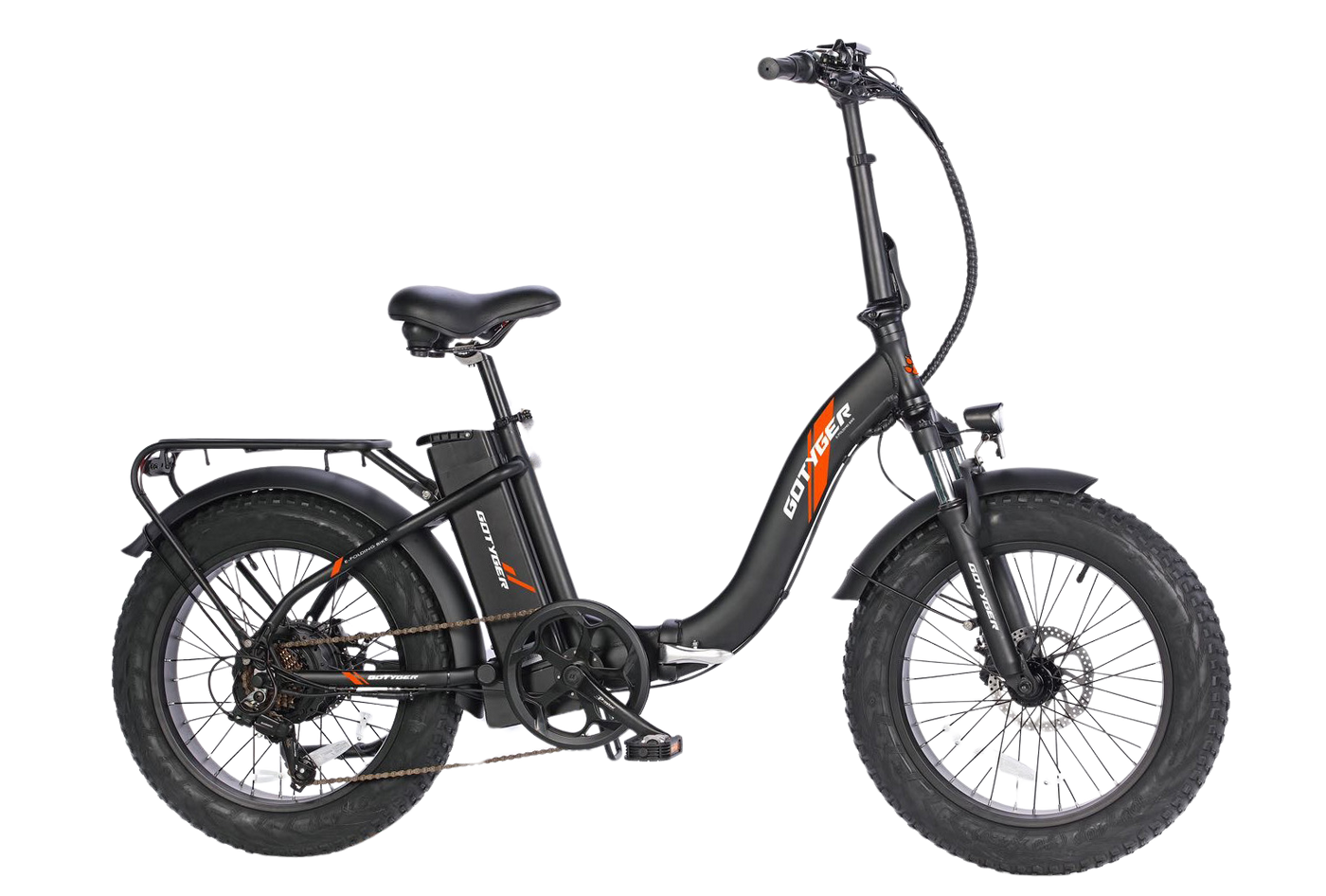 GoTyger 500W 20" 4.0 Fat Tire Foldable eBike