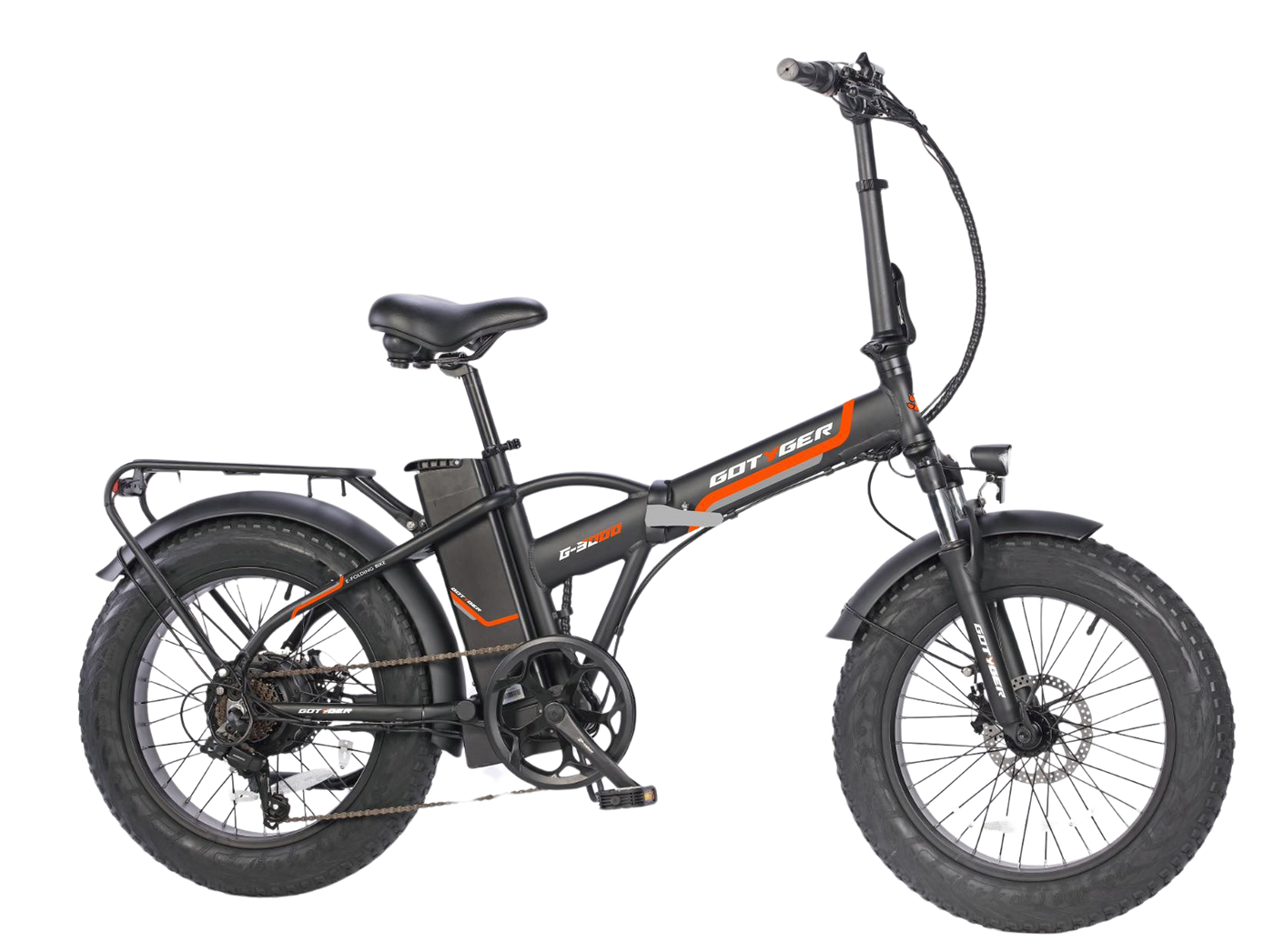 GoTyger 500W 20" 4.0 Fat Tire with OPC Spoke Foldable eBike