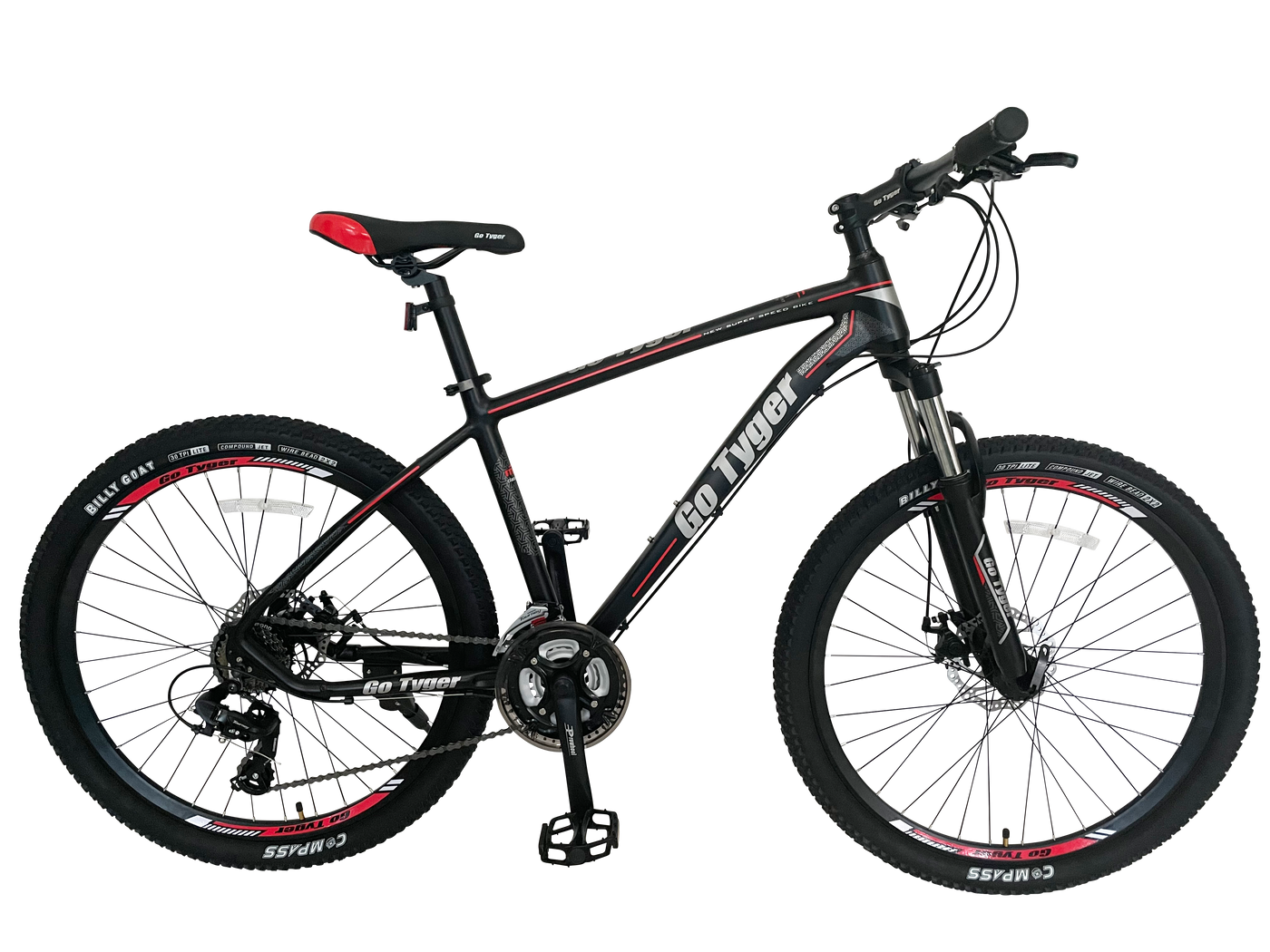 Go Tyger 21 Speed 26 Inch Alloy Frame Mountain Bike GoTyger
