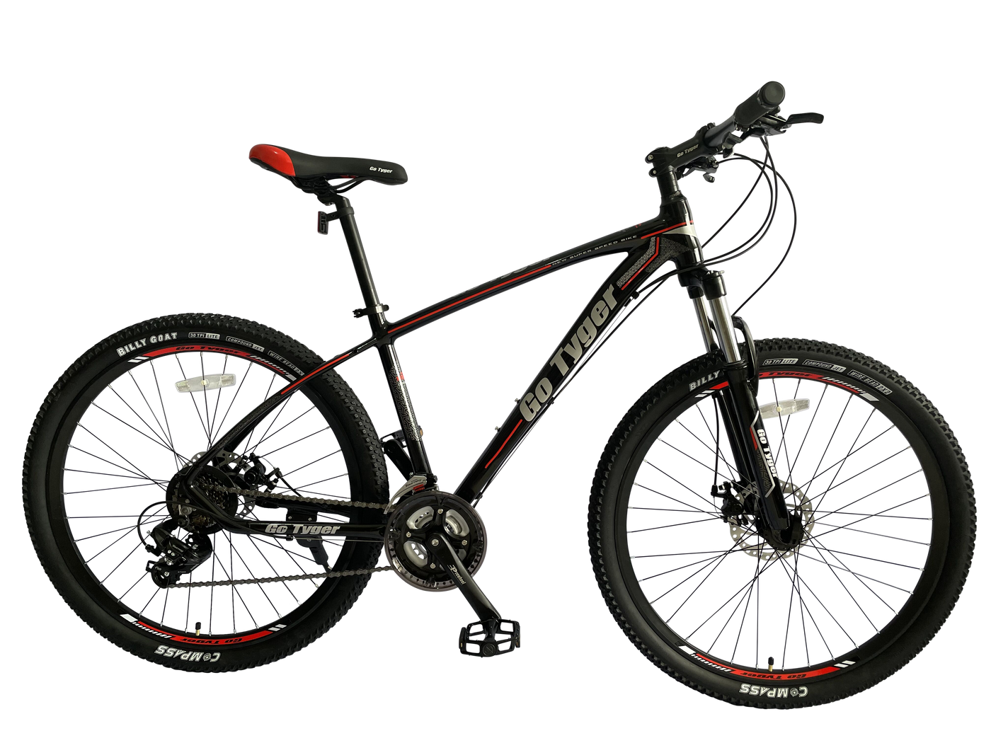 GoTyger 21 Speed 27.5 inch Alloy Frame Mountain Bike VIII